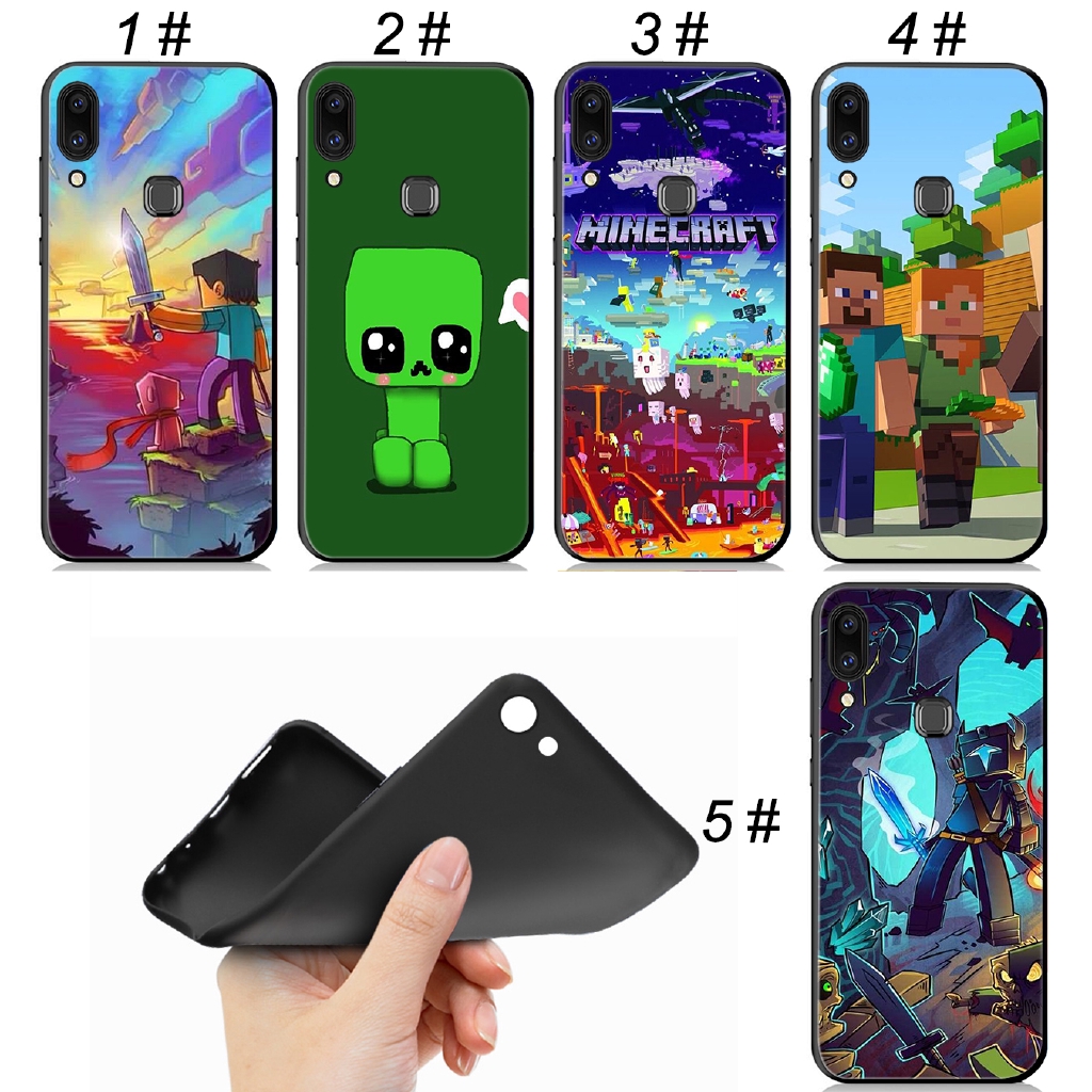Vivo Y53 Y55 Y81 V5 V7 V9 V11 V15 Soft Case Minecraft Mojang Shopee Indonesia