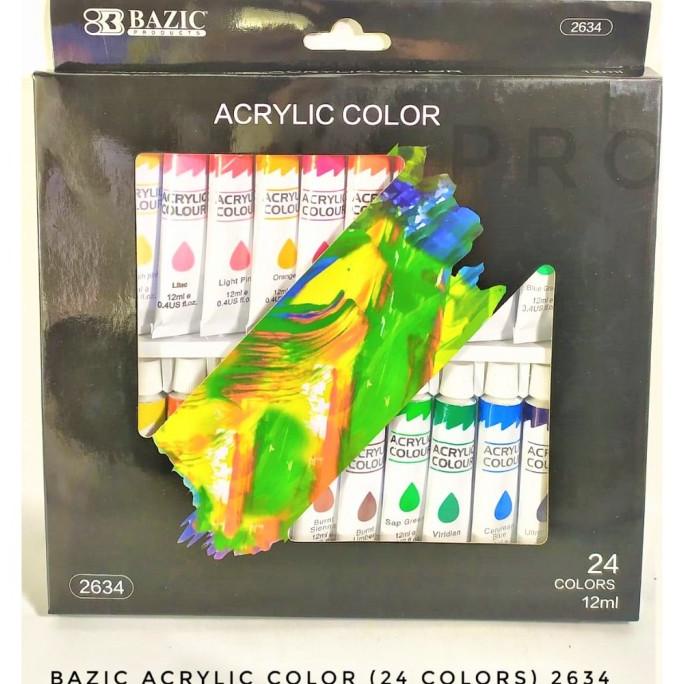 

Set 24 Color Bazic Acrylic Paint Cat Akrilik
