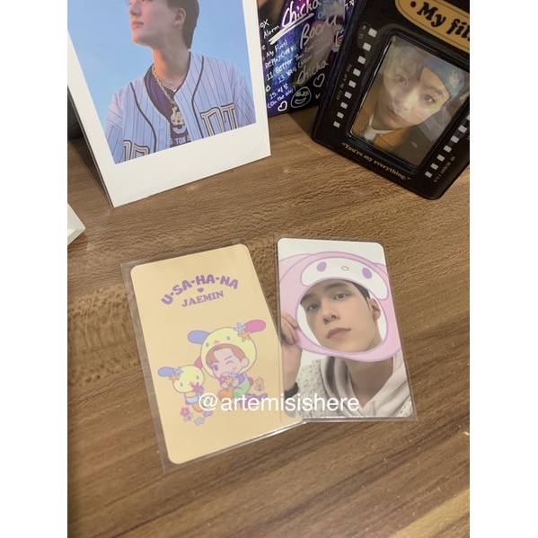 Photocard Hendery selca sanrio trading card B & Jaemin konsep