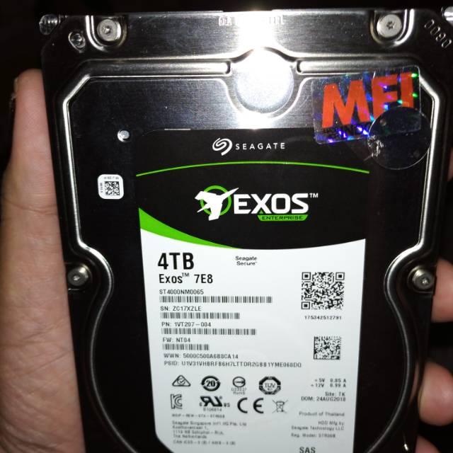 Hardisk HDD Internal PC 3.5 inch 4 TB SAS Seagate Exos