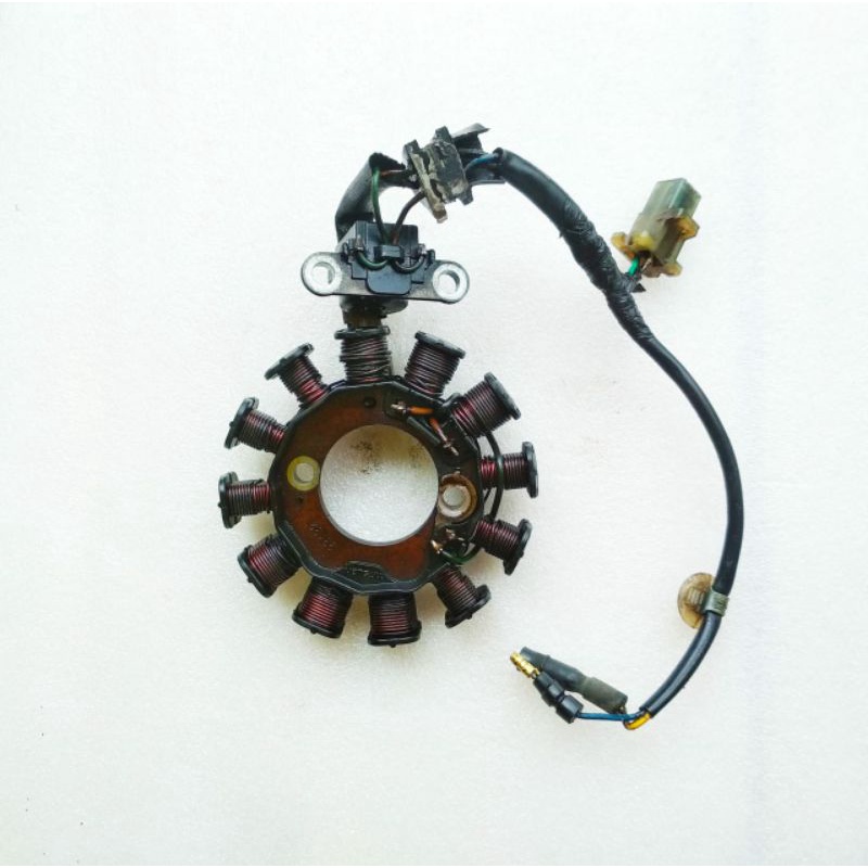 Spul Magnet Pengapian Honda Absolute Revo Original Copotan Motor / Spul Set Pulser Honda Absolute Re