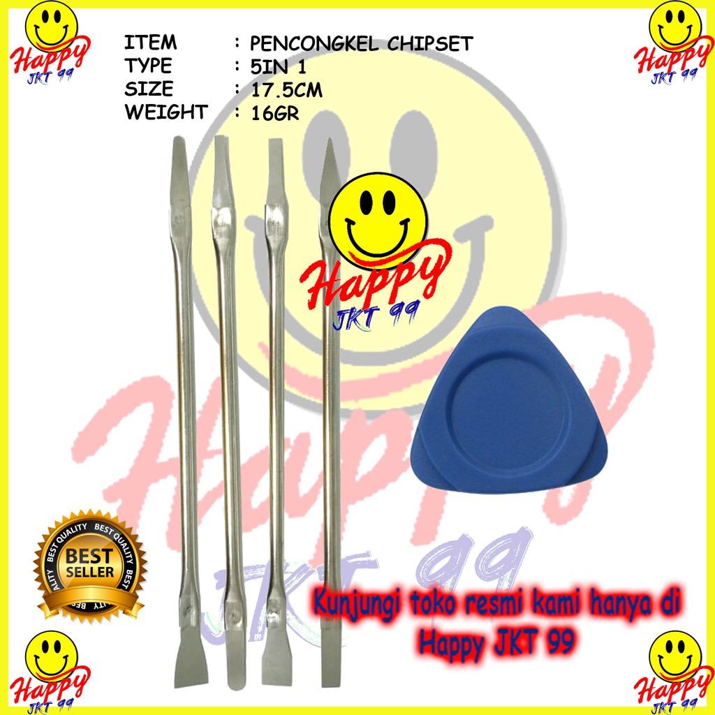 [ HAPPY JKT 99 ] PENGCONGKEL PENCONGKEL CHIPSET IC FLEXIBLE LENTUR 5IN1 5 IN 1