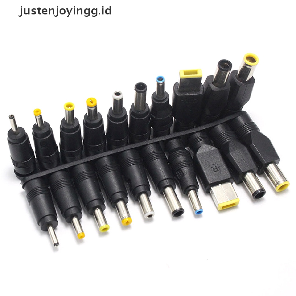 // justenjoyingg.id // Tips Universal Jack DC 5.5mmx2.1mm Connectors Charger Converter Laptop Adapter ~