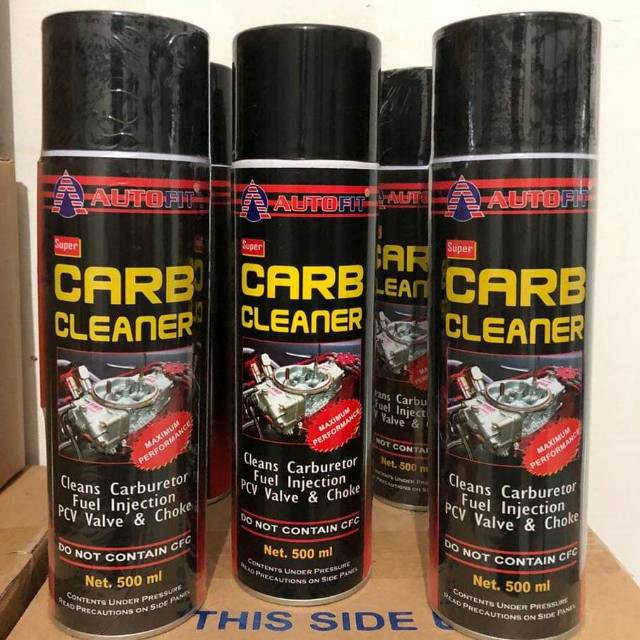 CARB CLEANER Cleans Carburator Fuel Injection PVC Valve &amp; Choke 500 ML  AUTO FIT