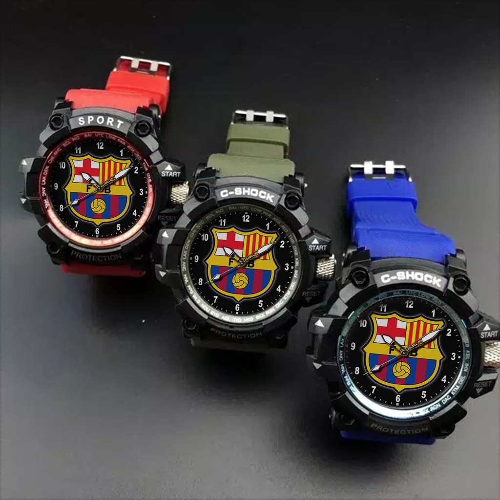 (EXCLUSIVE) JAM TANGAN BARCELONA 2 (STRAP WARNA)