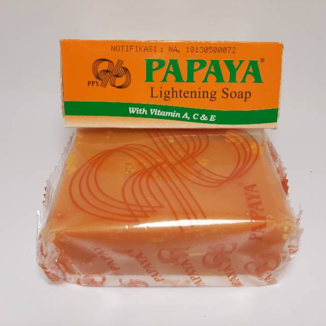 SABUN PAPAYA LIGHTENING ORIGINAL BPOM By PPY