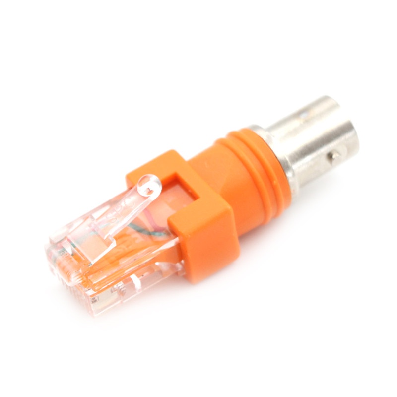 {LUCKID}BNC Female to RJ45 Male Coaxial Barrel Coupler Adapter RJ45 to RF Connector