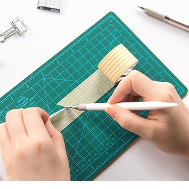 

New来Stox JUNESIX A5 CUTTING MAT & CARVING-KNIFE PEN SET ALAS POTONG ^Termurrah