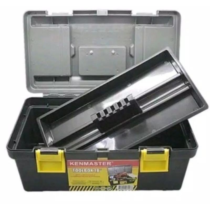 KENMASTER Toolbox Besar 18 inc Tool box Kotak Tempat Perkakas double