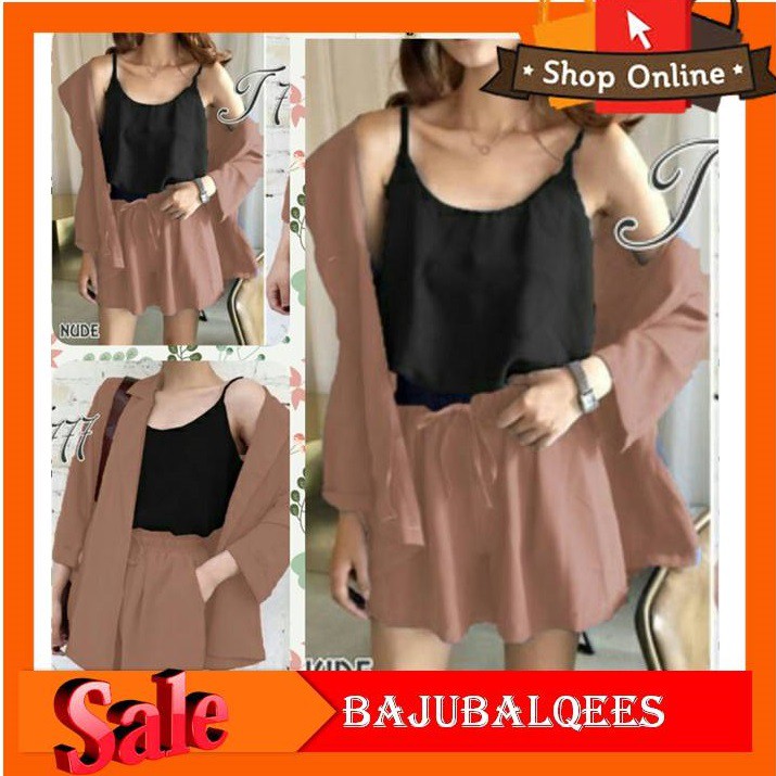 GF Blazer Wanita Korea Casual Panjang Big Size Jumbo Hitam Korea Wanita Coat Blazer Lengan Panjang