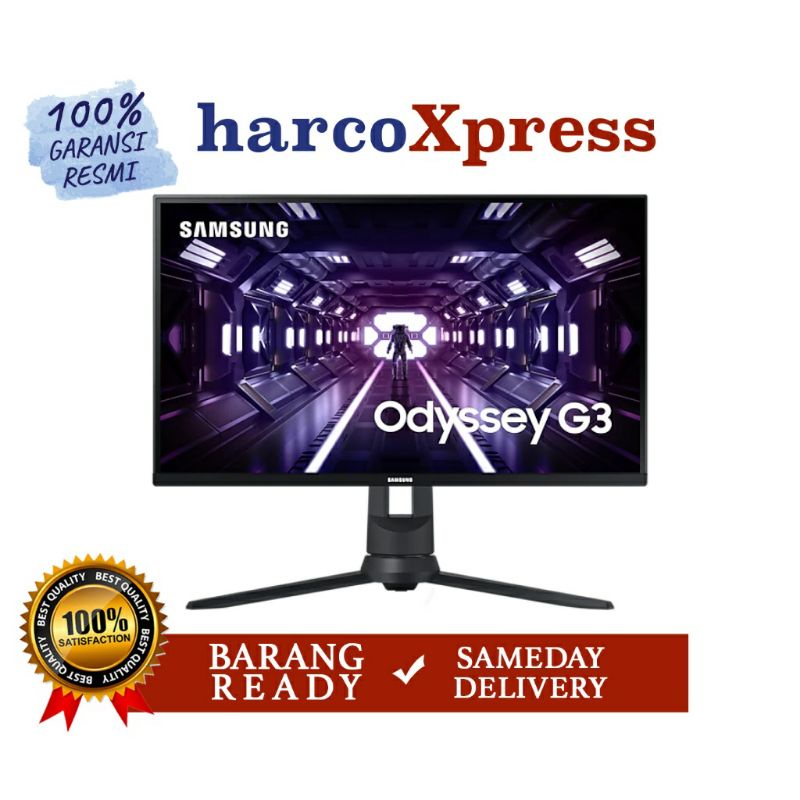 Monitor Samsung Odyssey G3 F27G35 gaming 144hz freesync ergo stand hdmi dp 27inch | LF 27G35