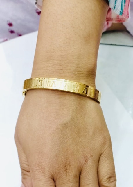 Titanium / gelang titanium / gelang titanium gold / gelang angka romavi