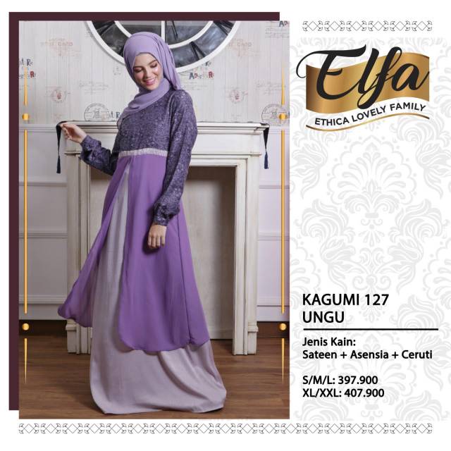 Gamis Pesta Kagumi 127 Sateen