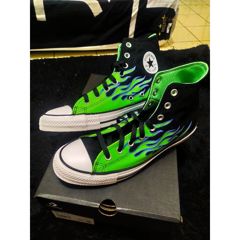 green flame converse