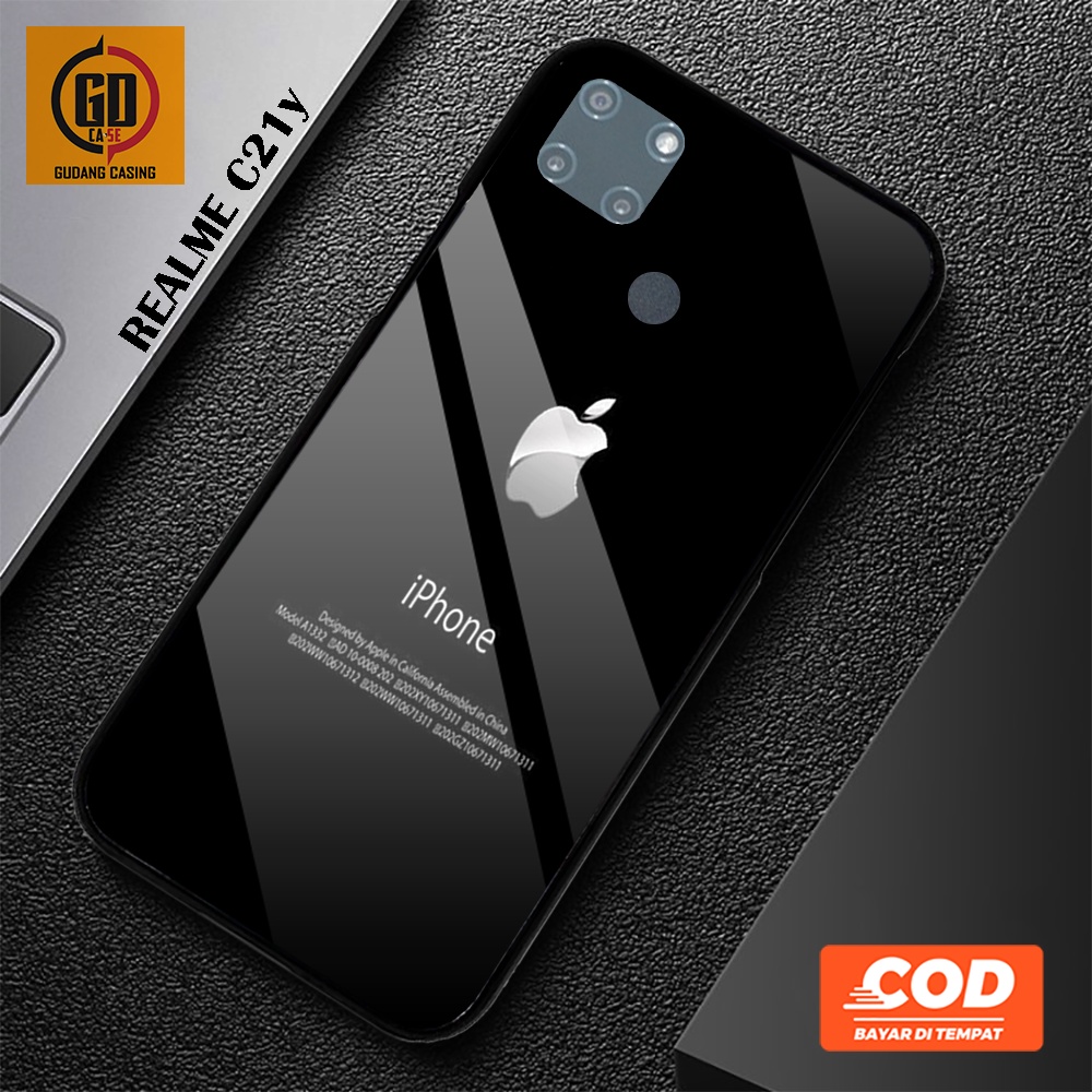 Case Realme 6 PRO Terbaru - Gudang Casing [ Logo iPhone ] Realme 6 PRO - Case Hp - Casing Hp - Softc