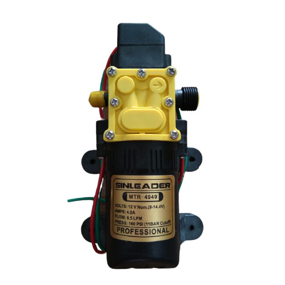 Dinamo Pompa Air Sinleader (MTR4949) 160 PSI, 12V, 4A, 6.5LPM Model Colok - Drat (CD)