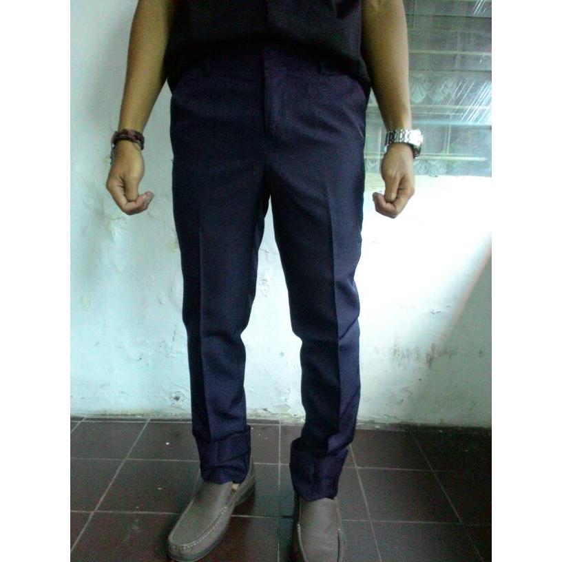 Celana Formal Biru Dongker