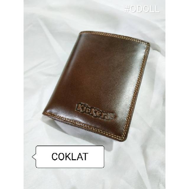 Dompet Pria Kulit Asli Model Tegak Full Kulit