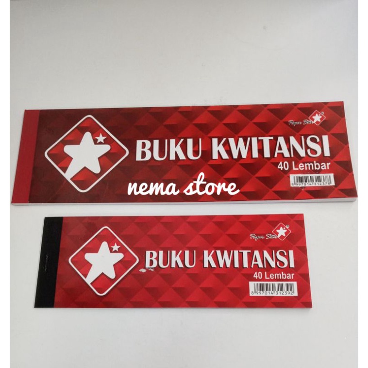 

BUKU KWITANSI 40 LEMBAR PAPER STAR