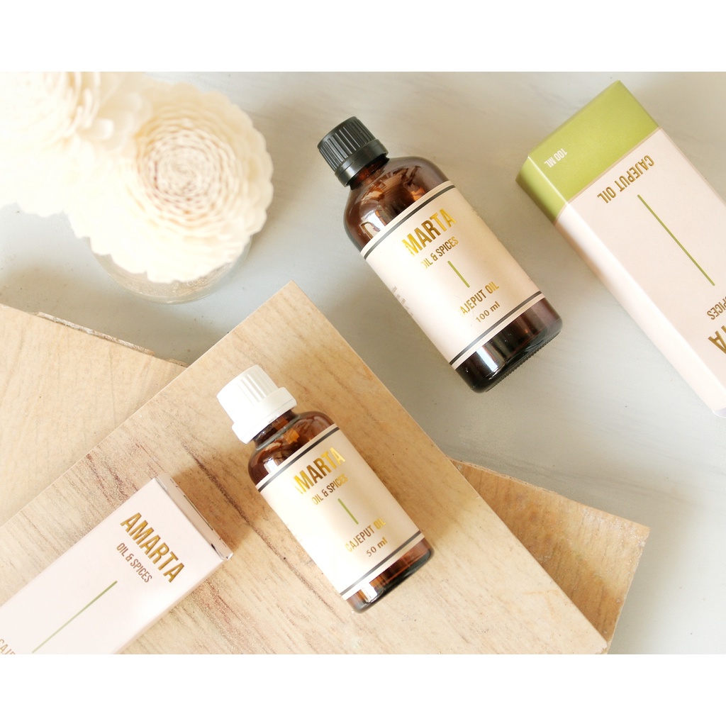 Amarta Cajeput Oil ( Minyak Kayu Putih / Eucalyptus / Tea Tree Oil )