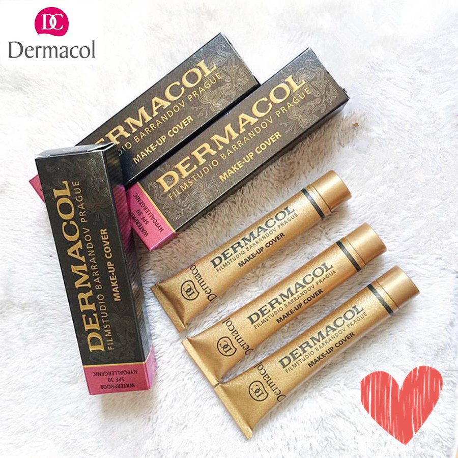 Foundation Dermacol Make Up Cover Original Shopee Indonesia