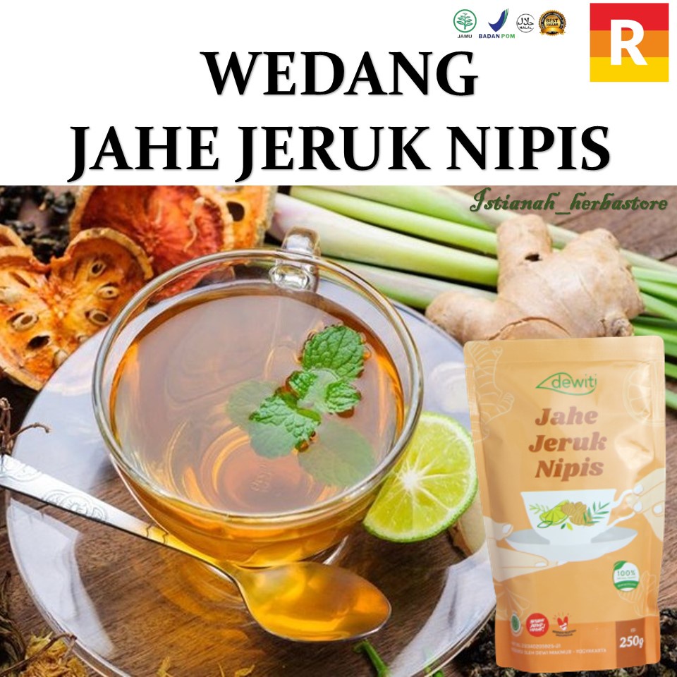 

Wedang Minuman Herbal Hangat Jahe Jeruk Nipis Penghangat Tubuh Untuk Kesehatan Bubuk Instan Herbal Alami Asli Original Murah Aman BPOM Naturindo