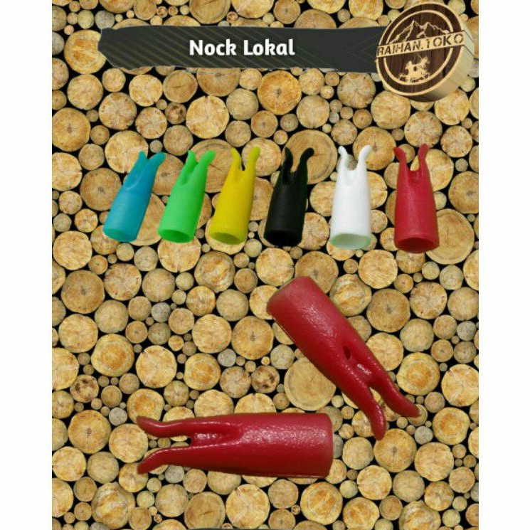 Nock lokal multifungsi bisa di pakai shaft kayu/bambu 8mm,9mm,10mm