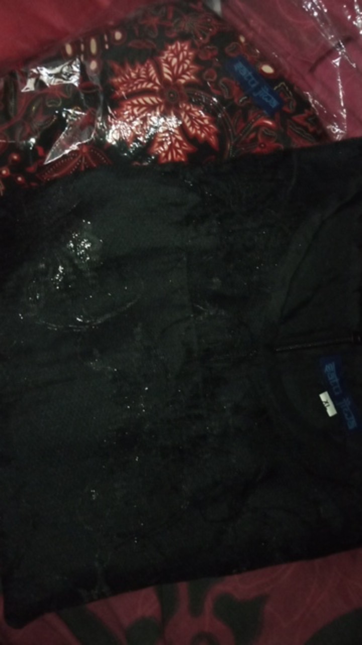 Couple Batik Natal Kebaya Brokat Catharina Gurdo Milo Blus Batik Brukat Rok Pendek Bahan Prada Foil