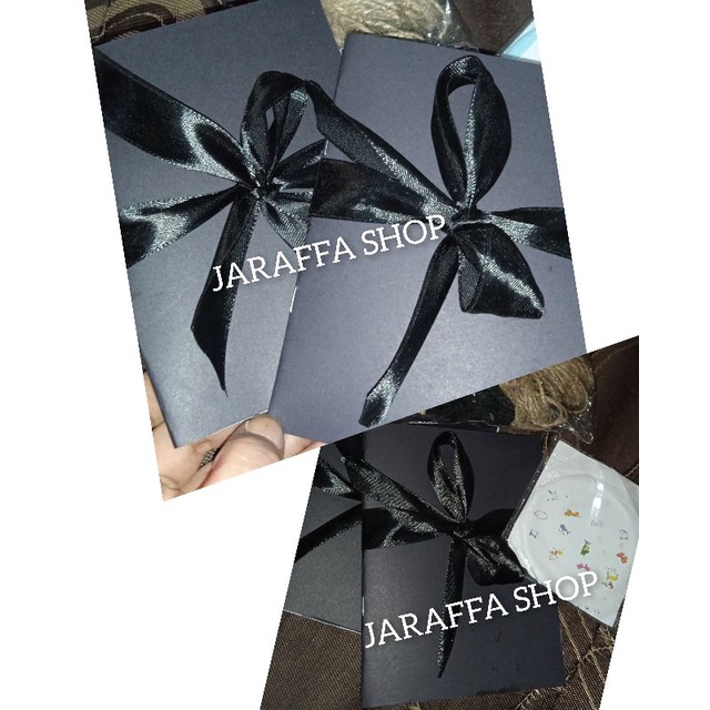 

JRA KARTU UCAPAN NOTE BOOK ELITE KERTAS CACAH HITAM ELITE MEWAH