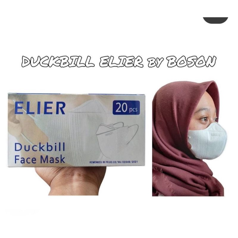 masker duckbill boson