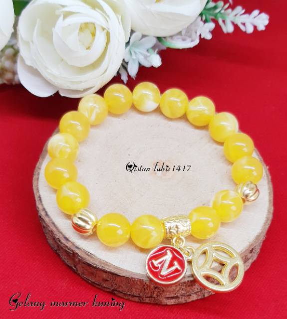 Gelang mutiara marmer murah