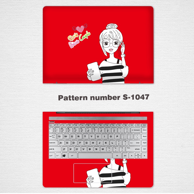 Stiker Skin Laptop Komputer 2 Sisi Motif Kartun Bahan Vinyl Untuk lenovo Ideapad 720 rescuer14isk 700 11 / 12 / 17 Inch