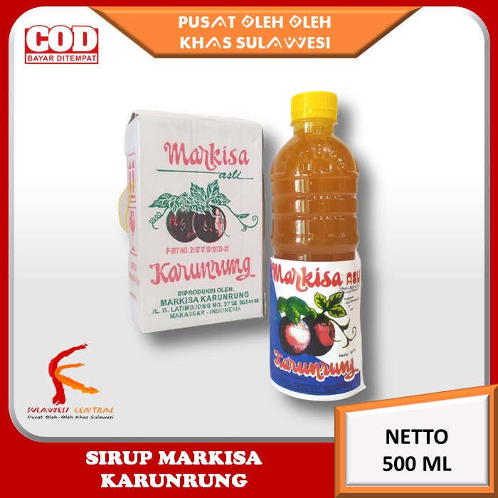 

Sirup Markisa Karunrung khas Sulawesi 500 ml