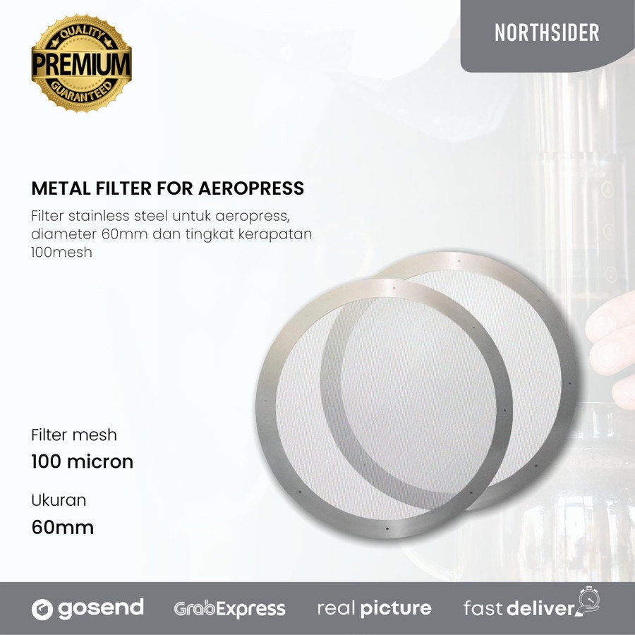 AEROPRESS METAL FILTER - PAPERLESS | SARINGAN STAINLESS STEEL