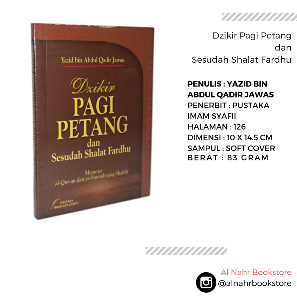 Buku Saku Dzikir Pagi Petang Dan Sesudah Shalat Fardhu Shopee Indonesia