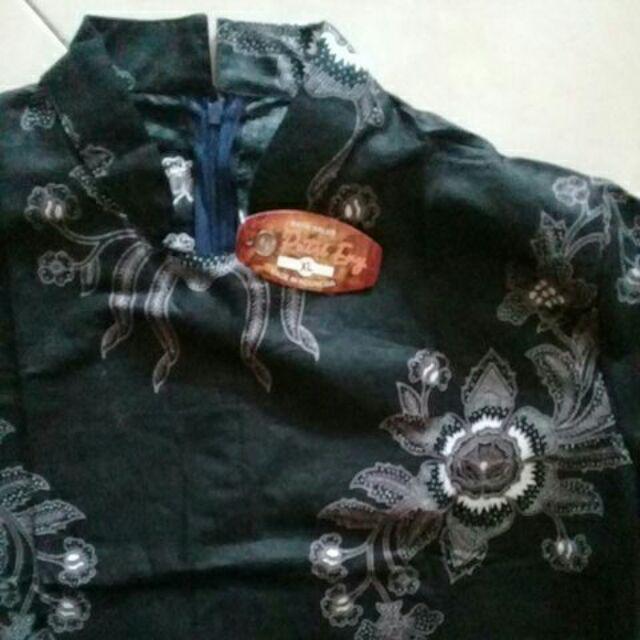 Dress Tunik Batik Serut Pager Bunga