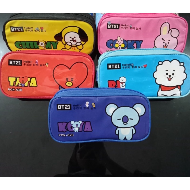 

Kotak pensil/ pencil case kain karakter BT21