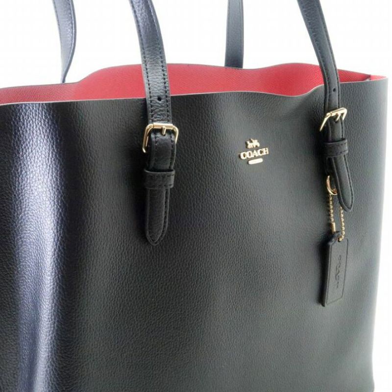 Coach Tote in Signature Canvas Mollie Black (C1671)