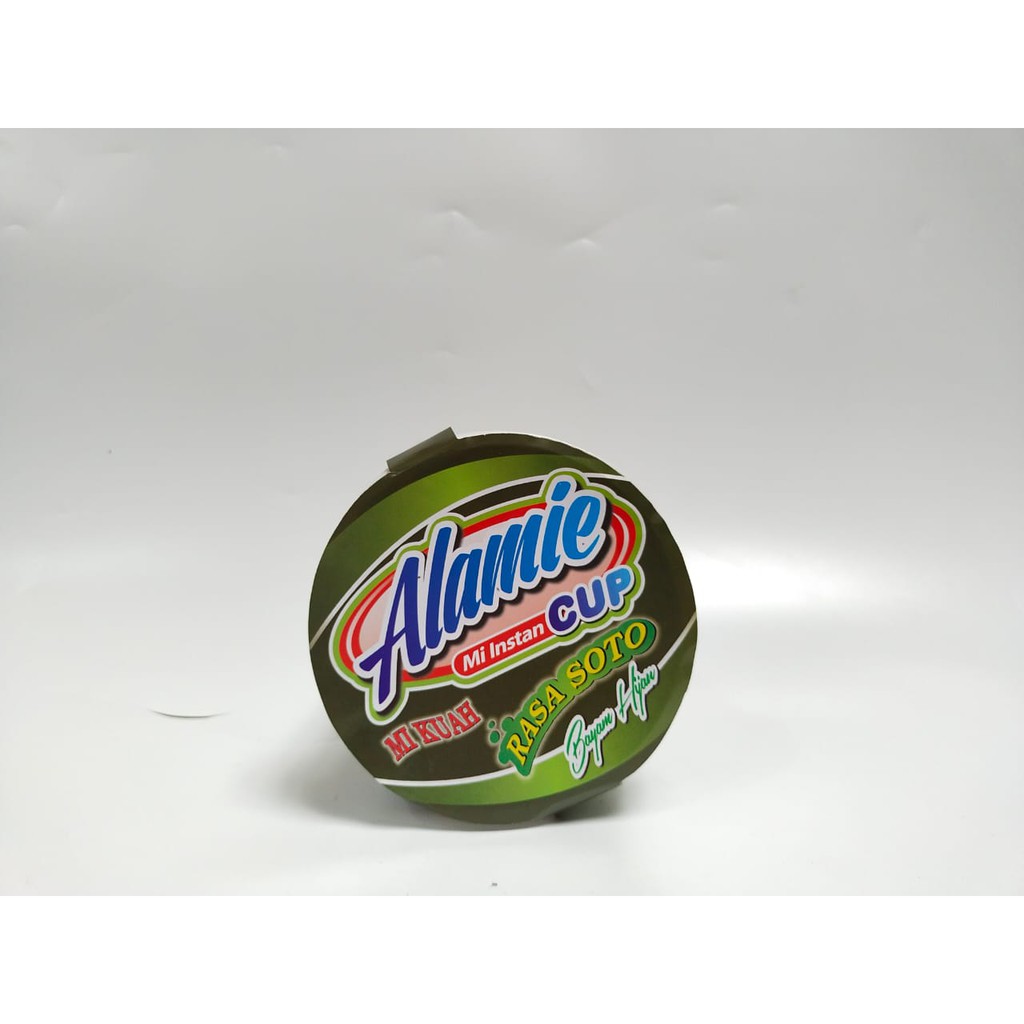 MIE INSTAN ALAMIE CUP RASA SOTO(BAYAM HIJAU)
