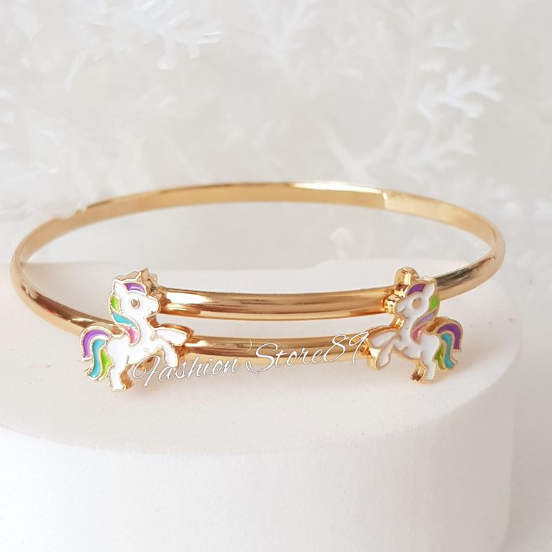 Gelang Bangle Anak  Free Size  impor Perhiasan lapis emas 18K xuping Murah berkualitas