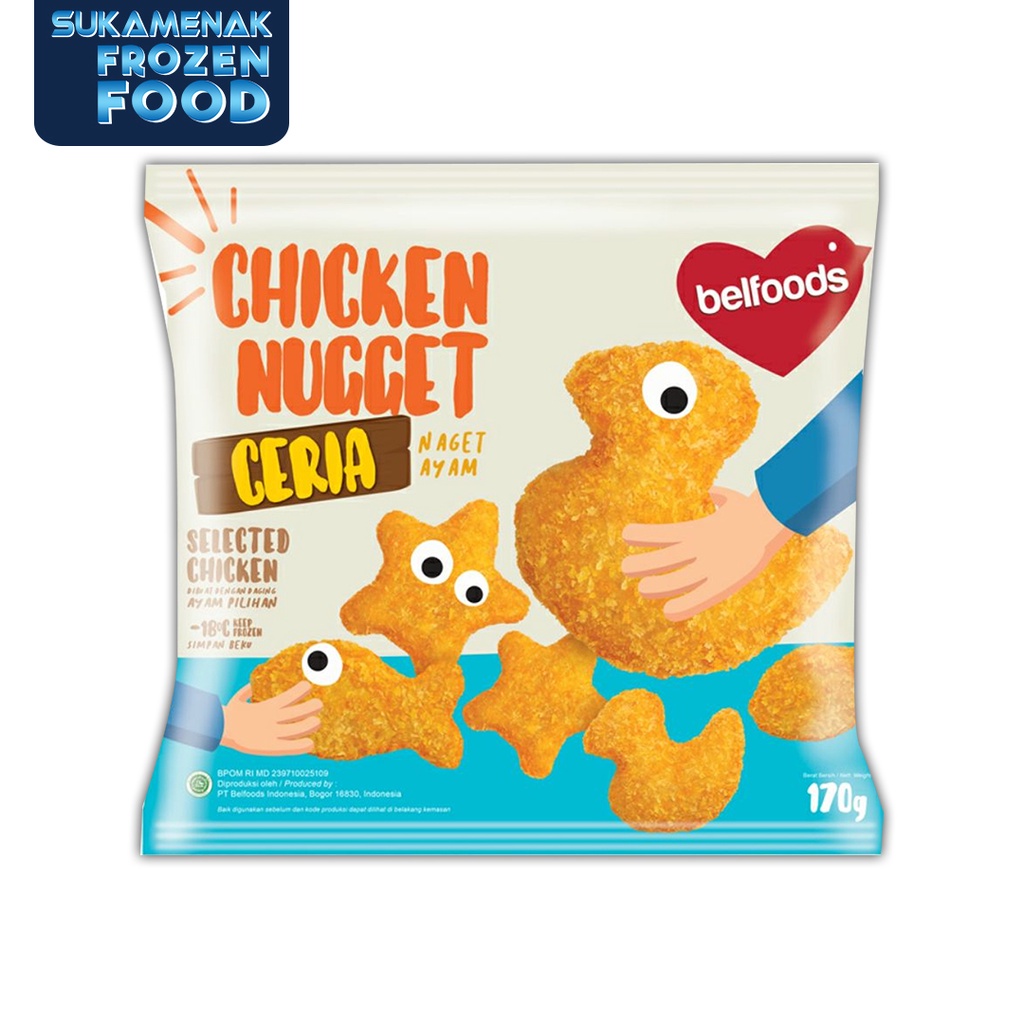 

BELFOODS Chicken Nugget Ceria 170gr