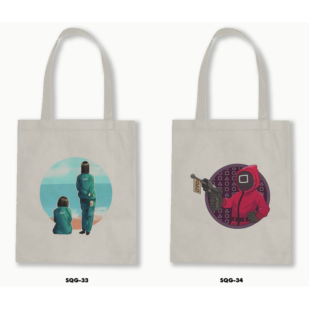 TOTE BAG BLACU - SQUID GAME  03