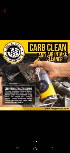 Carburator cleaner Megacool 300ml pembersih carburator