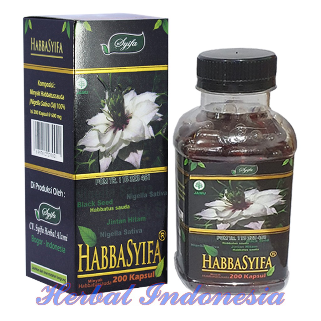 Habbasyifa Minyak Habbatussauda Black Seed Oil 200 Kapsul