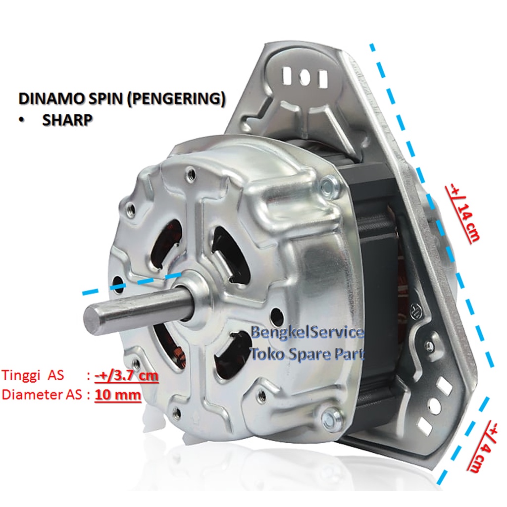 Dinamo SPIN PENGERING Motor Mesin Cuci Sharp
