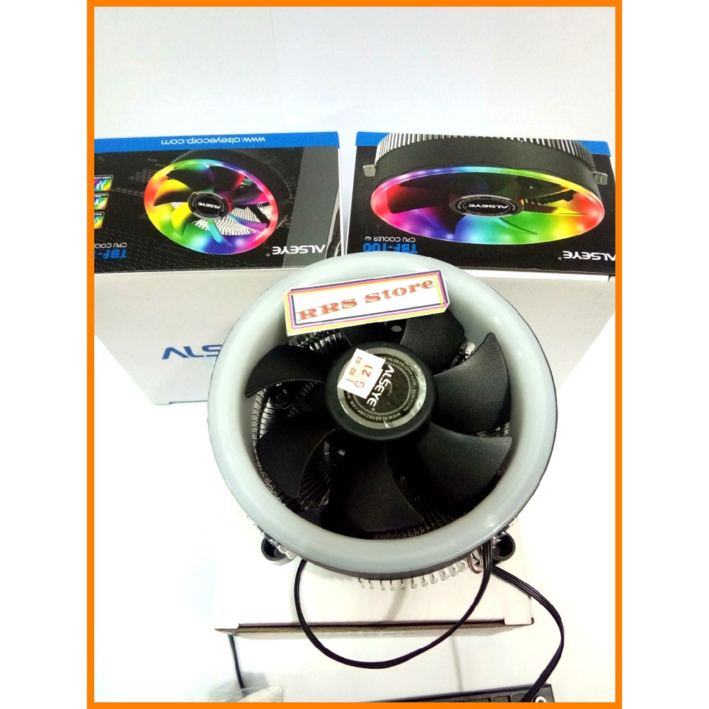 Alseye TBF-100 Fan Processor/CPU Cooler RGB Suport Amd Intel