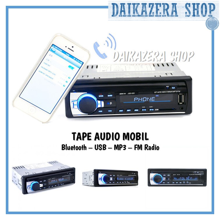 Tape Audio Mobil – Bluetooth USB MP3 FM Radio