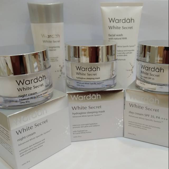 WARDAH paket white secret series 5in1