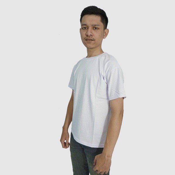 Kaos Polos Putih dan Hitam Katun Basic / Kaos Polos Distro