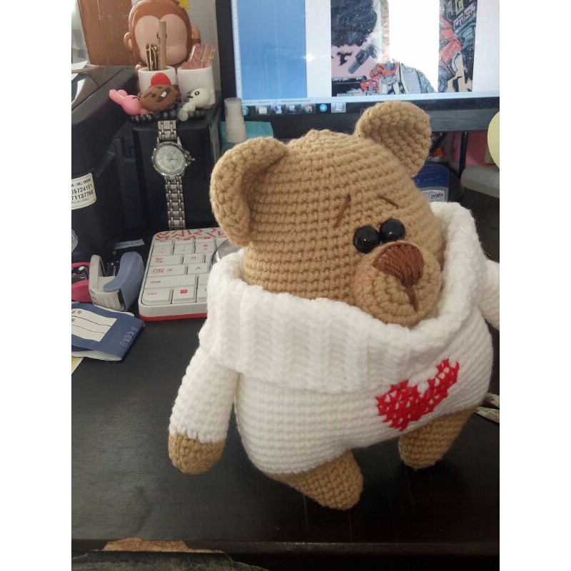 boneka rajut amigurumi beruang